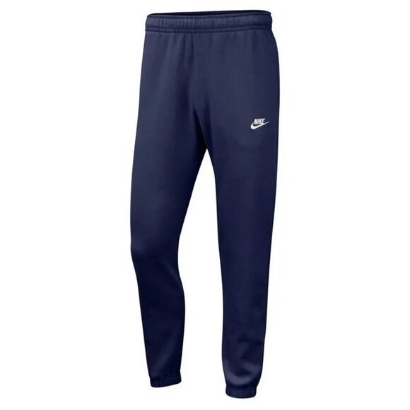 Nike Men's Club Open-Hemmed Pants STD. FIT/ TAPER LEG/ NAVY | NAVY | WHITEXL - Picture 2 of 4